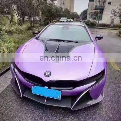 Runde Carbon Fiber Material For BMW I8 Upgrade Topcar Style Body Kit Front Lip Rear Lip Side Skirt Spoiler For BMW i8