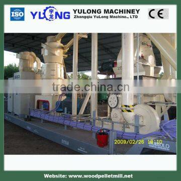 SKJ3-800 YULONG mobile wood pellet making line