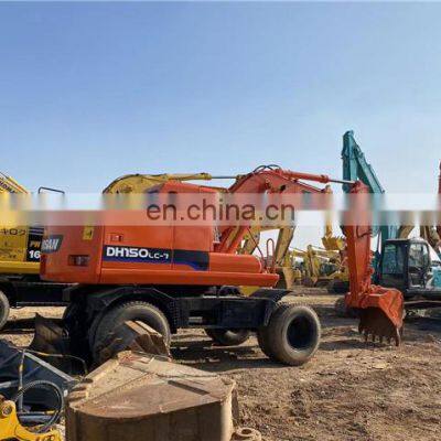 Doosan Low Working Hours Machinery Wheel Excavator Doosan Dh150 photo-5