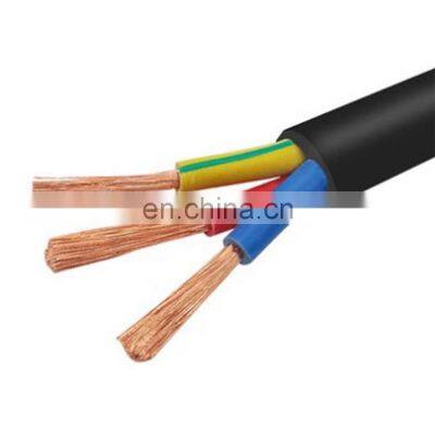 H05vv f 3g 1.0mm2 electric power cable copper electrical wire 1.5 flexible electric wire