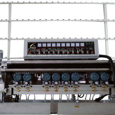 FSSD 9 Motors Glass Straight Line Beveling Machine Glass Processing Machine