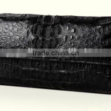 High Quality Ladies Evening Clutch Bag Crocodile Pattern Leather Wallet Massager Bags for Women photo-5