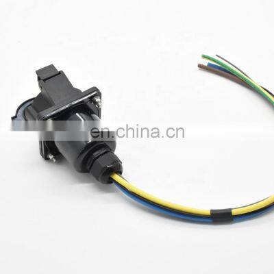 China Factory 16A 32A SAE J1772 Type 1 Vehicle Inlets 120V/240V AC EV Charger Socket With 0.5m Cable photo-4