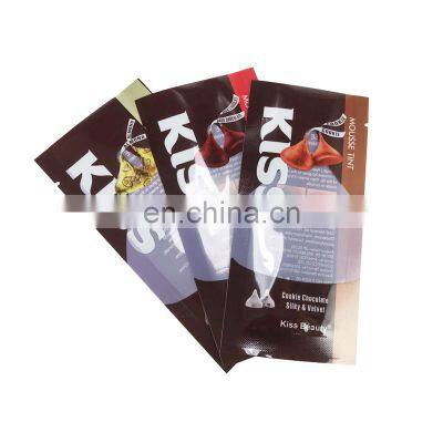 Custom printed food packaging bag grade plastic Candy Biscuit Chocolate Ice Cream packaging mini bag snacks pouch with zipper