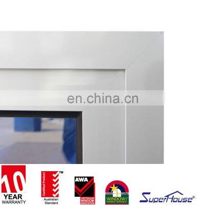 Superhouse Hot Sell High Quality Aluminium Fram Large View With Retractable Scree Sliding Glass Folding Door Window photo-5