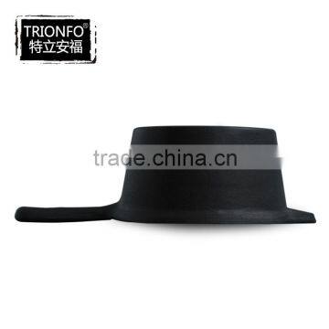 TRIONFO Single Handle Round Cast Iron Pre-seasoned Camping Pot With Lid photo-4