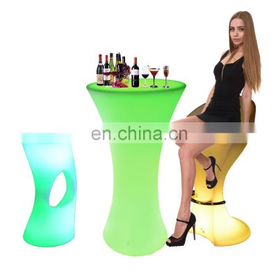 tabouret de bar /modern led portable bar counter chair and table outdoor led bar stool for event party outdoor patio garden