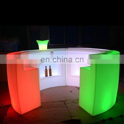 Water Bubble Bar Counter /led Outdoor Illuminated RGB Portable Led Night Club Luxury Bar Counter Table With Wireless photo-2