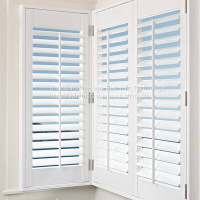 Interior PVC Finish Shutters Parts Plantation Shutter for Home/office/hotel/cafe