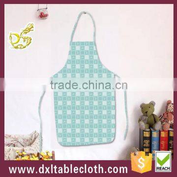 Fancy Printed Plastic Kitchen Disposable Apron