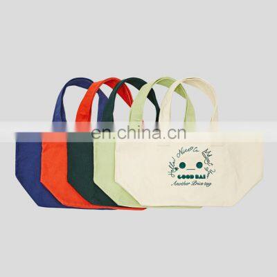 Promotional Casual Style Custom Logo Printed Organic Calico Cotton Bulk Single Shoulder With Handle Shopping Canvas Tote Bag photo-3
