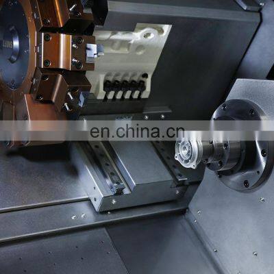 Dual Spindle SWL450S/650 35-degree CNC Turning Center Slant Bed Lathe Machine From China photo-2