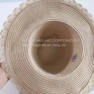 Summer Women's Sweet and Fresh Lace Straw Hat Korean Version Versatile Sunscreen Casual Hat photo-4