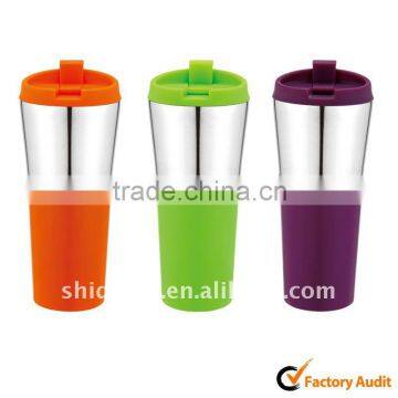 500ml Double Wall Stainless Steel Mugs With Leakproof Lid BL-5102