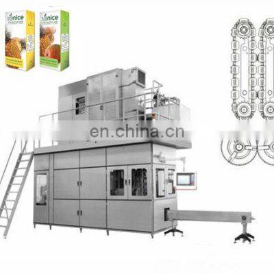 250ml Base/slim/SQ Juice Milk Aseptic Brick Shape Carton Filling Machine photo-3