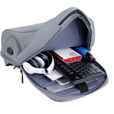 Custom LOGO Leisure Backpack Laptop Bag With USB Charging Port Fits 15.6 Inch Laptop Backpack in Stock photo-5