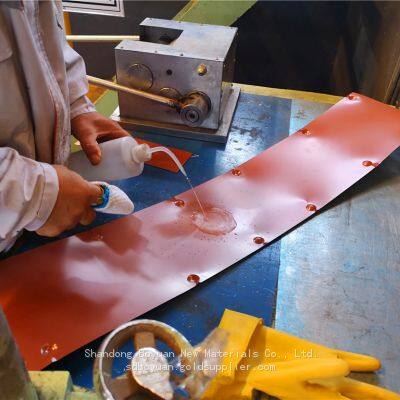 -Boyuan supplies high-quality red fluorocarbon coated steel plates