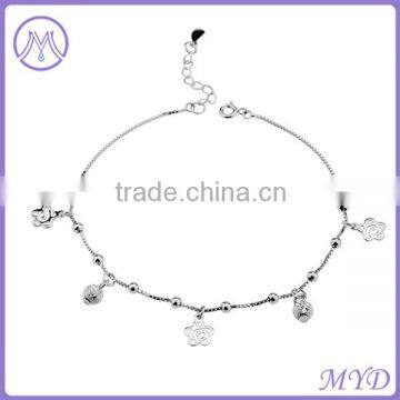 Fashion Jewelry Gold Plated Color Enamel Cherry Banana Fruit Charms Chain Girls Anklet photo-5