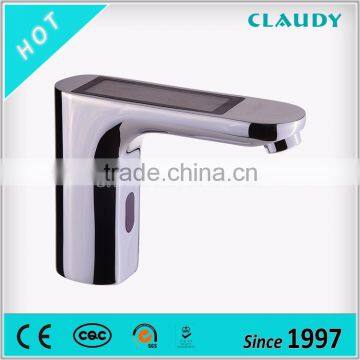 Solar Power Long Lifetime Single Hole CUPC Automatic Sensor Faucet in Canada