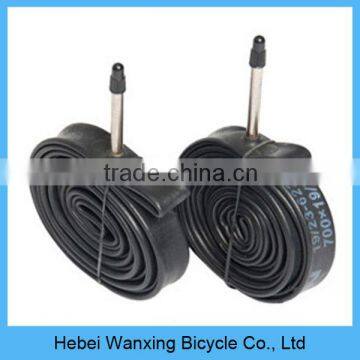 Wholesale price butyl bicycle inner tube, bicycle tubes with different valve