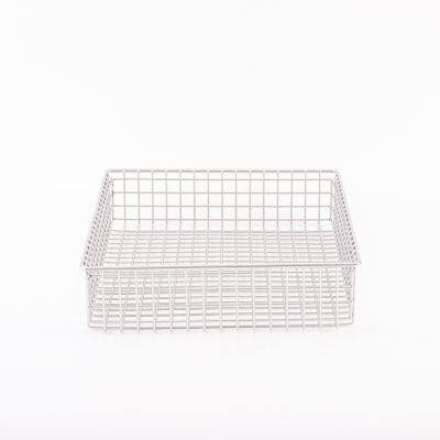 Durable 304 Stainless Steel Woven Wire Mesh Storage Basket for Industry photo-3