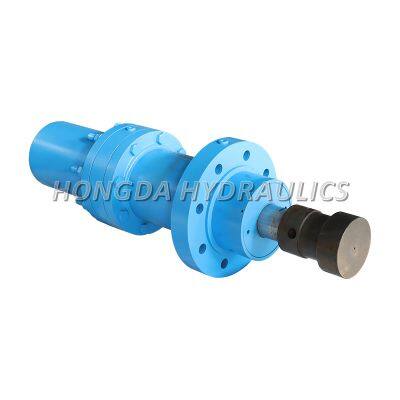 Manufacturer Supplies Non-standard Hydraulic Cylinders for Elevators and Freight Lifts, Flange Type Double-ear Telescopic Engineering