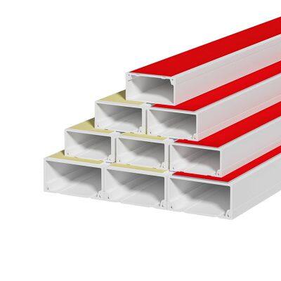 Custom Made Wall Cable Concealer Cord Cover Pvc Wiring Duct/Pvc Trunking 25 X 16