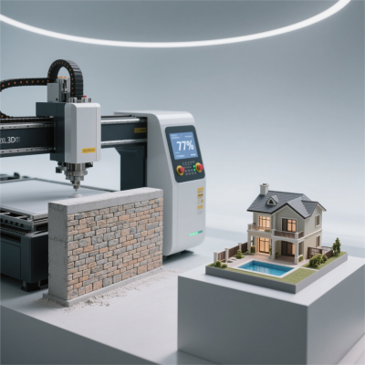 3D printed house model
