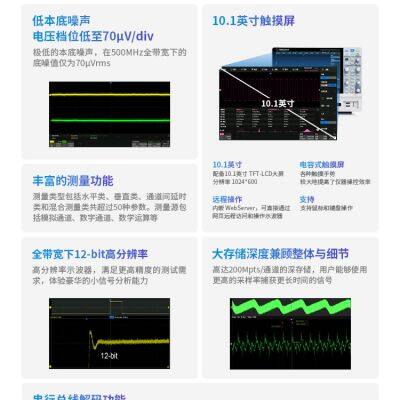 SIGLENT SDS2104/2204/2354/2504X HD Digital Oscilloscope, 12-bit High Resolution, 4 Channels photo-4