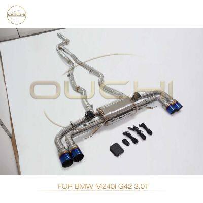 Stainless Steel Exhaust System Catback for BMW 220i F22 B48/M235i F22/M240i G42/328i N20/320I G20 Muffler With Valve High-performance Auto Parts photo-3