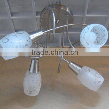 enery saving source carved flower glass ceiling light