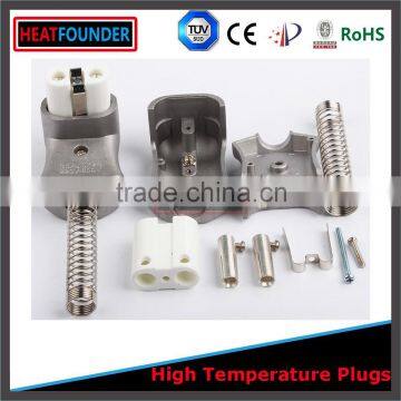 Industrial male plug insert and socket