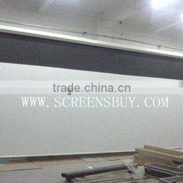 tubular motor for projection screen/HOT sale tensioned screen with 3D silver screen fabric