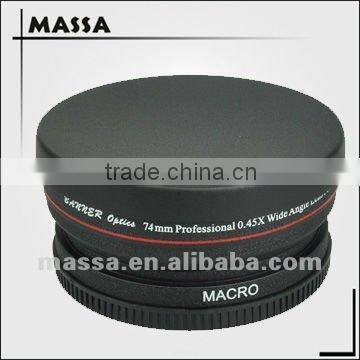 MASSA High Quality Digital camera lens,74mm 0.45x super wide angle lens