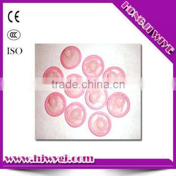 Pink naked condom OEM