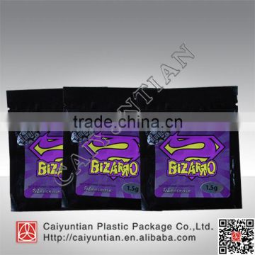 1.5g Bizzar herbal incense packaging bag