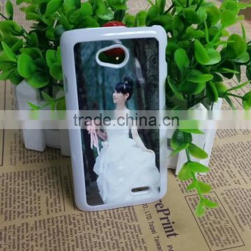 PVC phone waterproof case,sublimation cell phone case for LG Optimus L70 cover