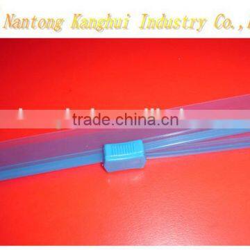 soft continuous pvc zipper without teeth
