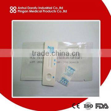 One stop HCG Pregnancy rapid test cassette CE&ISO&FDA