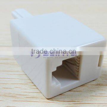 US RJ11 Telephone Socket to UK BT Plug Telephone Adapter