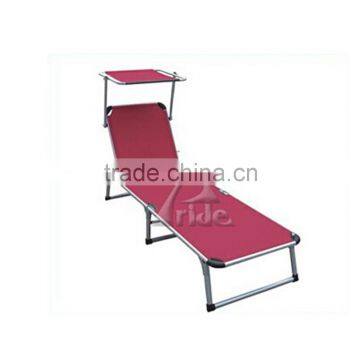 Classic Lounge Furniture Folding Aluminum Back With Chaise Lounge Pool Outdoor Lounge Chair With Canopy photo-3