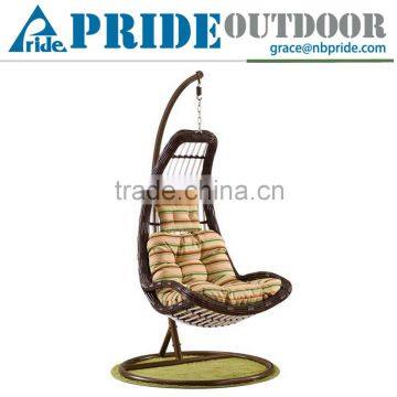 All Weather Wicker Rattan Hanging Helicopter Swing Chair Parts Bamboo Swing Chair