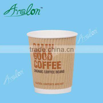 12oz Kraft Double Wall Ripple Wall Paper Cup photo-4