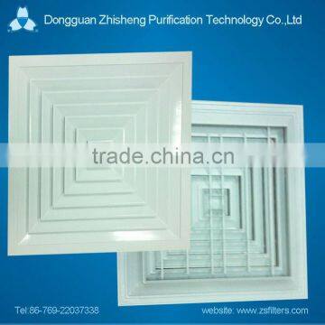 ZS-FS Aluminum Square ceiling air diffuser for ventilation