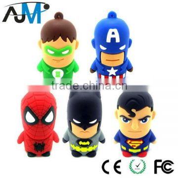 Hot ! spiderman usb flash drive batman usb 8g 16g 32g robot usb stick