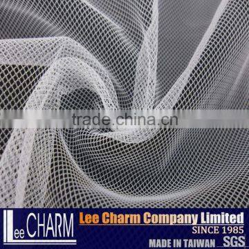 20D 23gsm Polyester Soft Rhombus Tulle Fabric