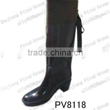 2013 newest high heel women rain boots