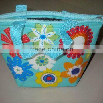 Polyester cooler bag wholesale insulated cooler bag beer bottle cooler bag with zipper