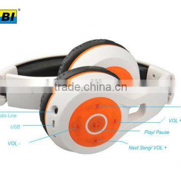 New Bluetooth Headset Wireless stereo Bluetooth LED Headphone with Customized package