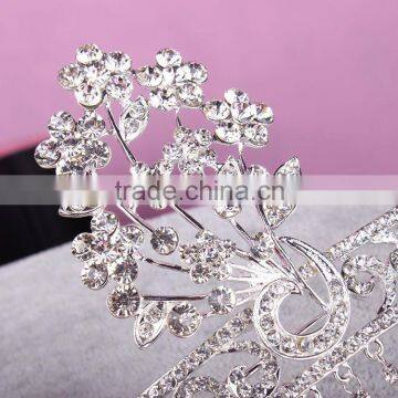 BlingBling Cheap Wholesale Bridal Crown Crystal Rhinestone Pave Wedding Jewelry for Fashion Bridal Tiara Jewelry photo-4